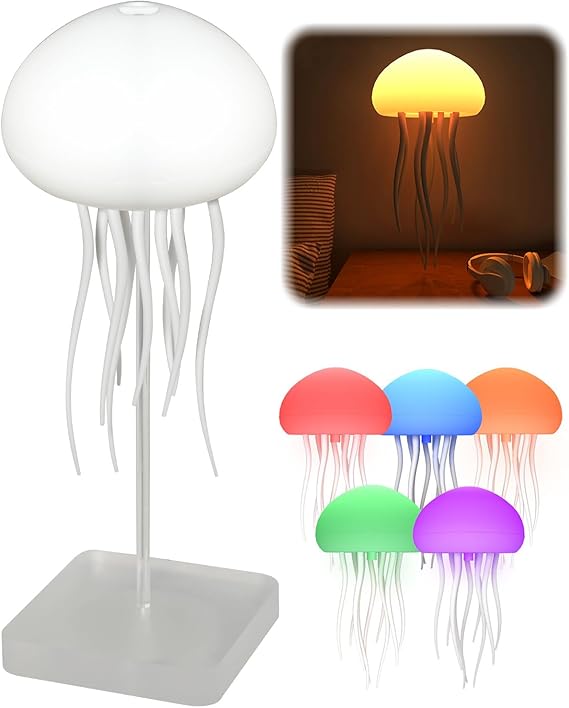 Jellyfish Lamp – Color Changing & Voice Control