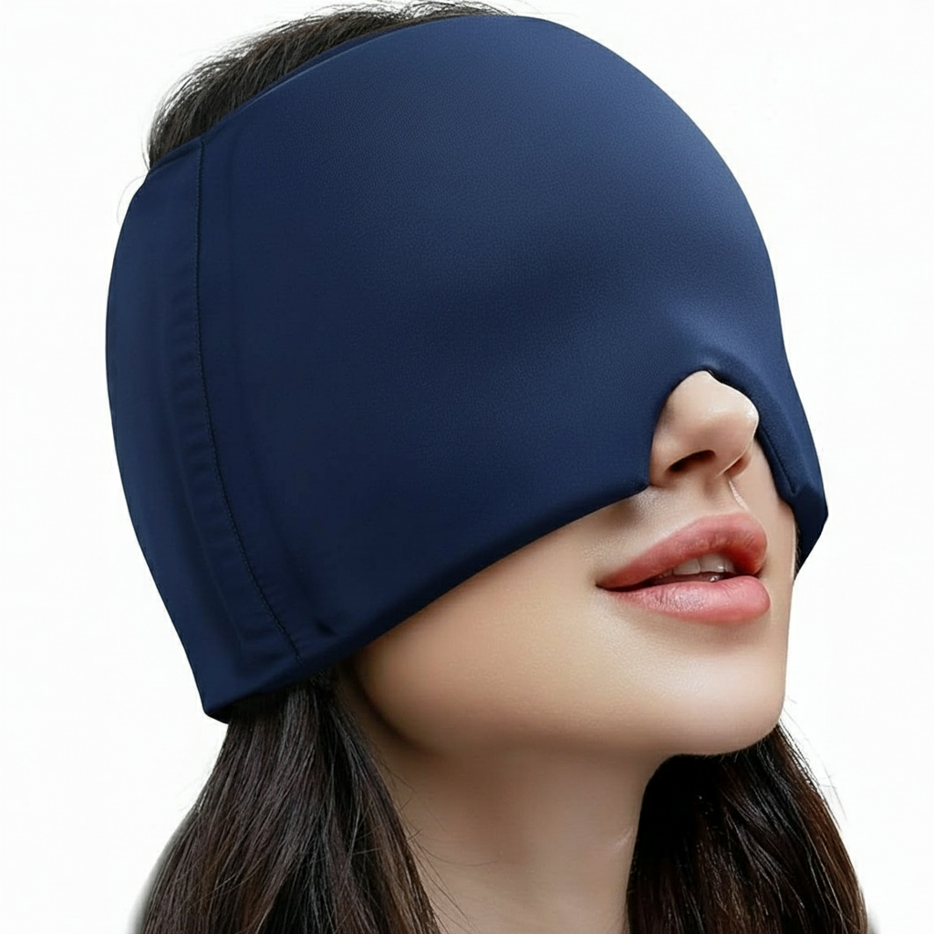 Ice Therapy Mask for Migraines & Headache Relief Mask– Glowaro™