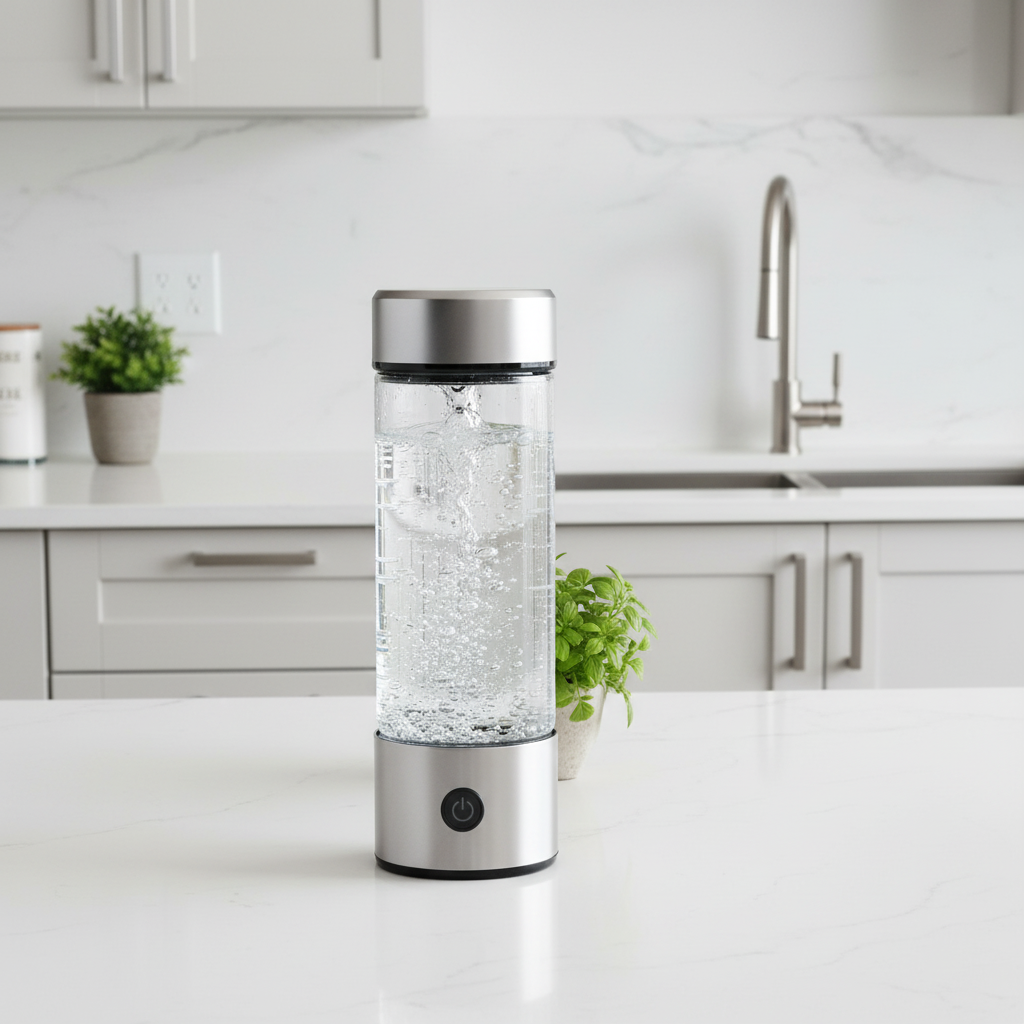 Hydrogen Water Cup 420ml – Portable Rechargeable Hydrogen Bottle– Glowaro™