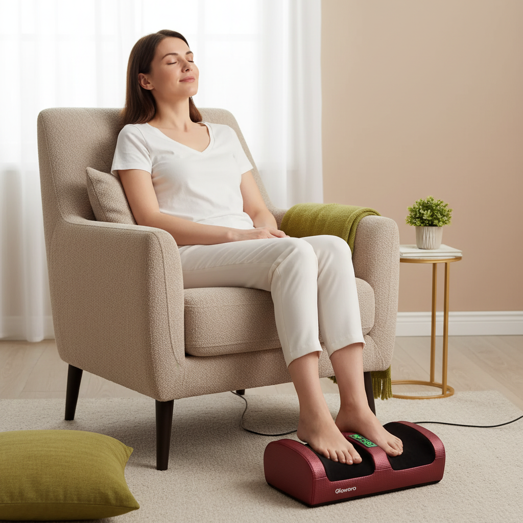 Compact Foot Massager – Deep Relief & Relaxation Anywhere– Glowaro™
