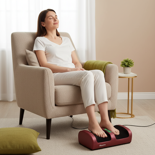 Compact Foot Massager – Deep Relief & Relaxation Anywhere– Glowaro™