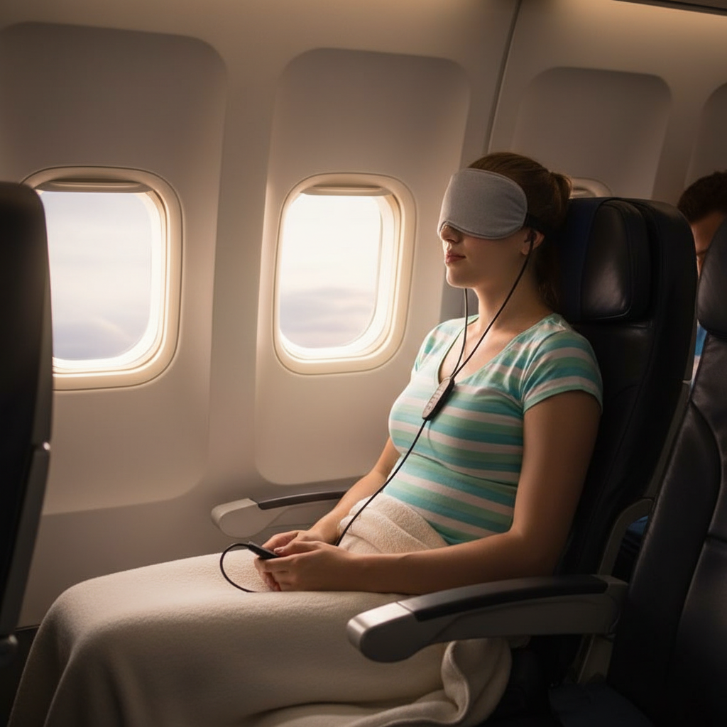 Heated Sleep Eye Mask – Relaxation & Eye Fatigue Relief– Glowaro™