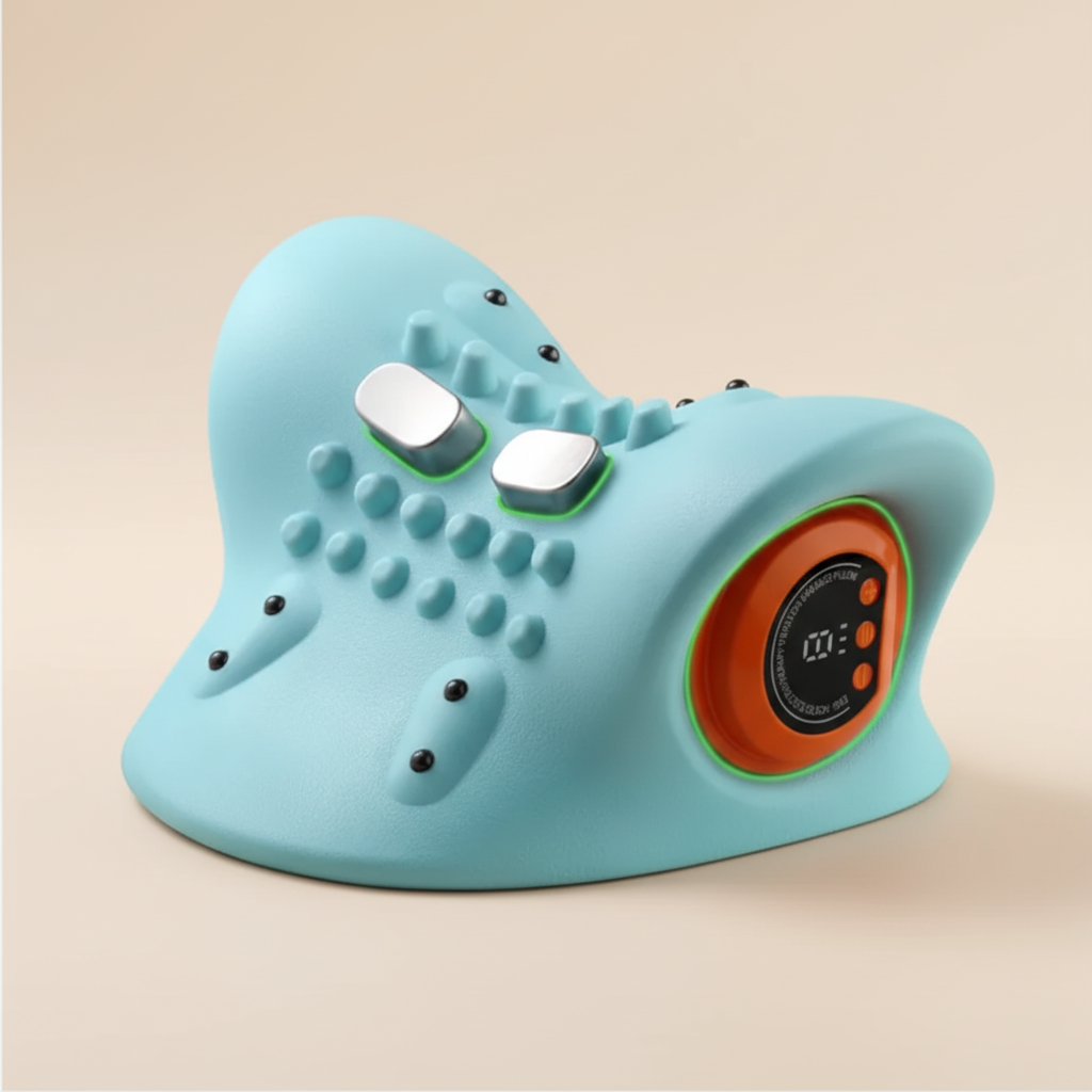 Smart Neck Relief Pillow – Deep Heat Therapy for Neck & Cervical Pain Relief– Glowaro™