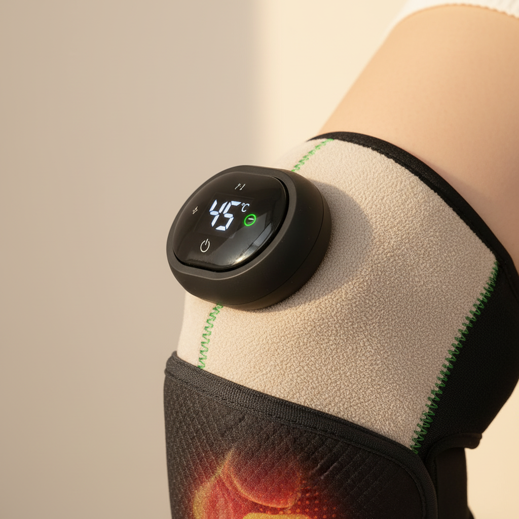Heated Knee Relief Wrap – Deep Heat Therapy for Joint & Muscle Comfort– Glowaro™