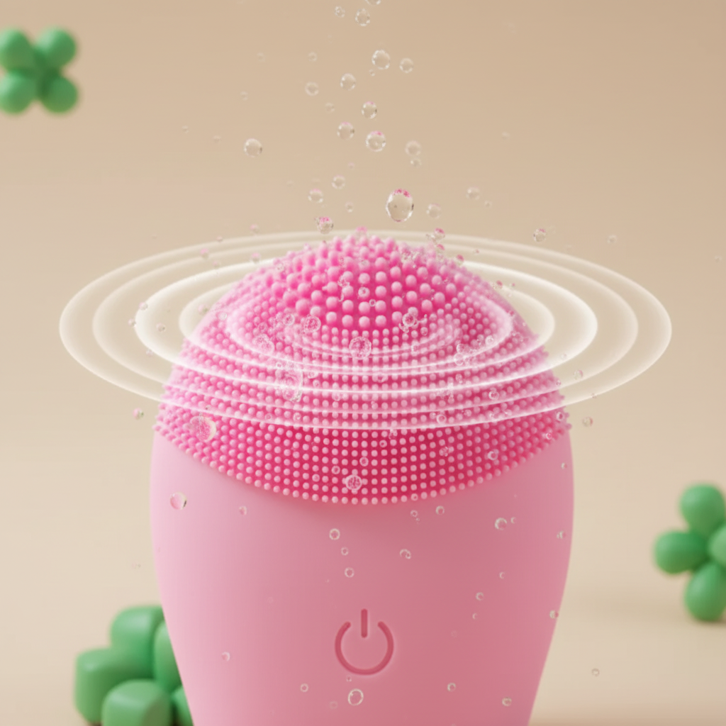 Ultrasonic Facial Brush – Deep Cleansing & Radiant Skin Technology– Glowaro™