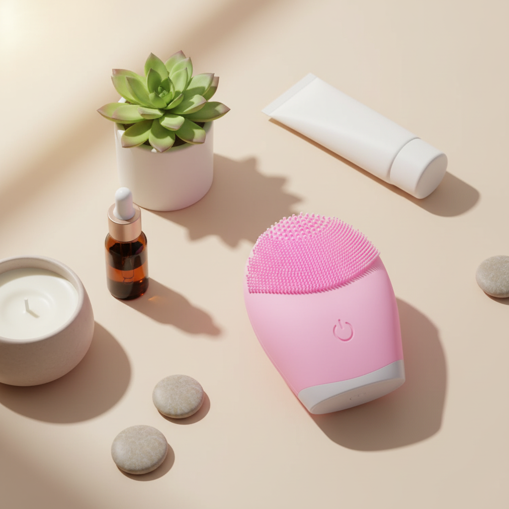 Ultrasonic Facial Brush – Deep Cleansing & Radiant Skin Technology– Glowaro™