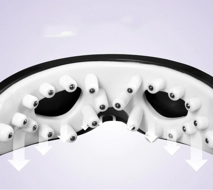 Eye Massager with Heat & Vibration – Portable Electric Eye Mask for Stress Relief & Relaxation– Glowaro™