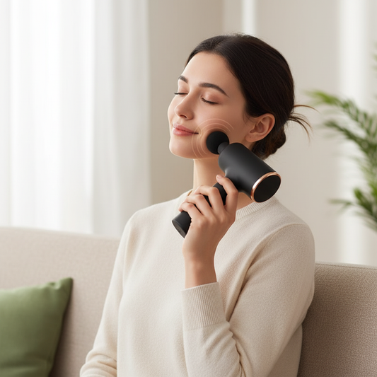 Mini Massage Gun – Compact Relief for Muscles & Stress– Glowaro™