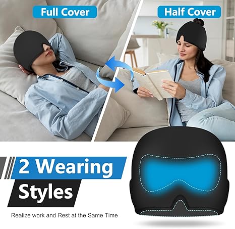 Ice Therapy Mask for Migraines & Headache Relief Mask– Glowaro™