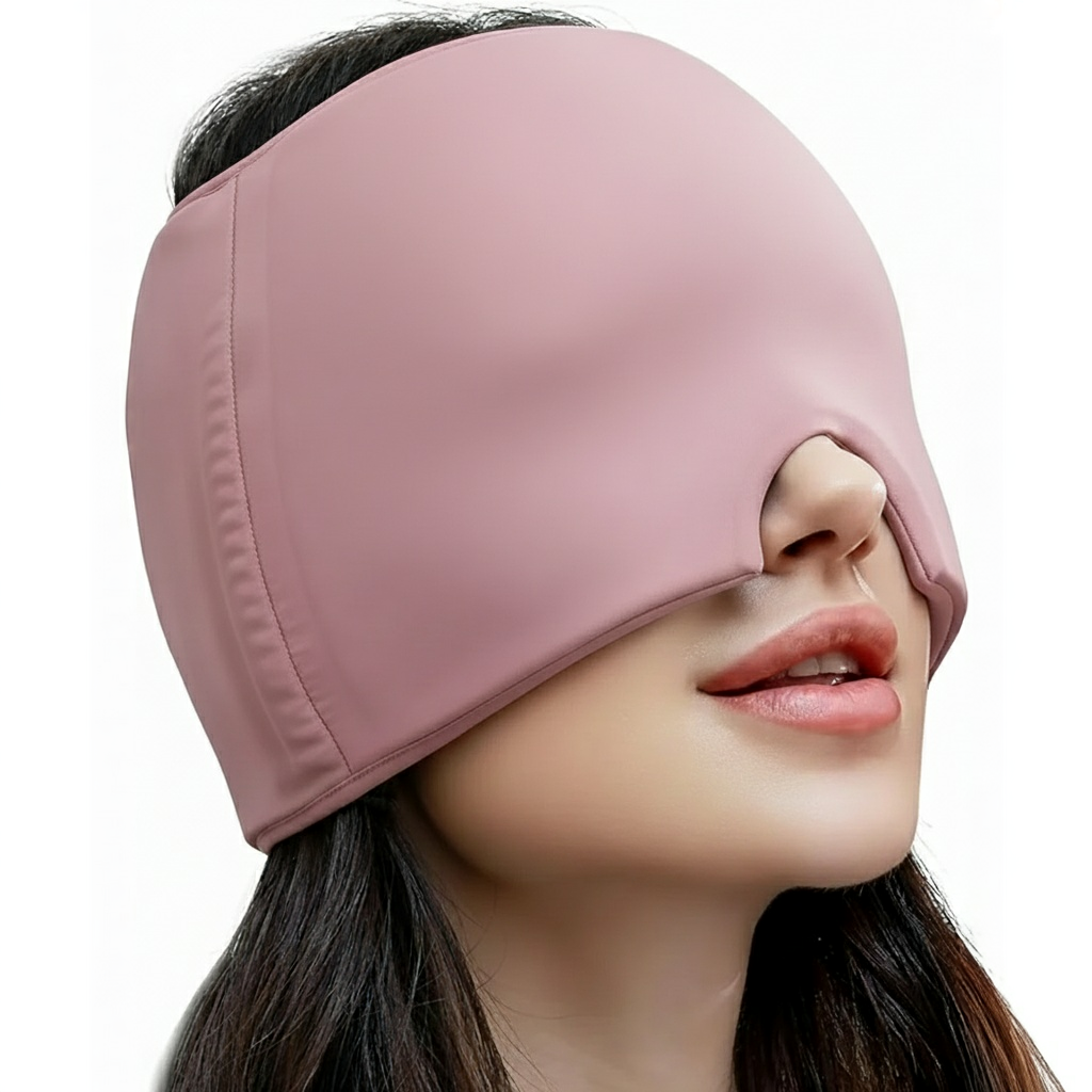 Ice Therapy Mask for Migraines & Headache Relief Mask– Glowaro™